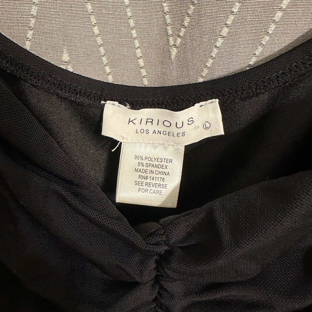 Kirious Ruched Mesh Top - Picture 4 of 4